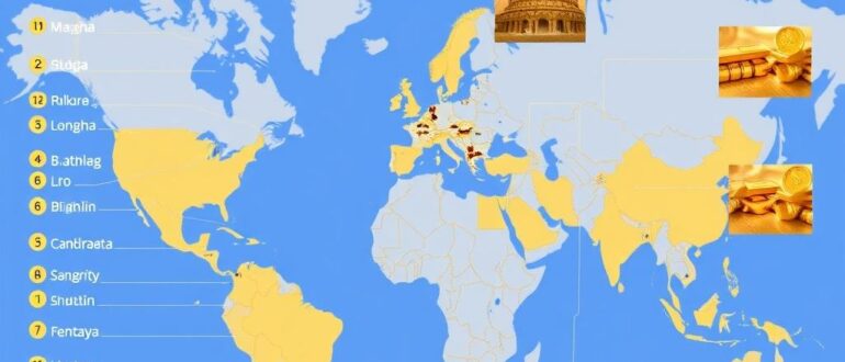 Крупнейшие золотодобывающие страны мира: кто держит золото в своих землях