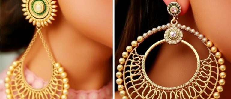 Золотые серьги: какие модели в моде — путеводитель по форме, стилю и сочетанию