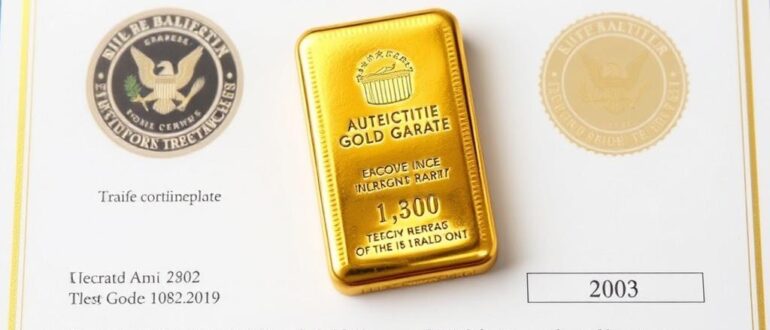 Как проверить сертификат подлинности золотого слитка: практическое руководство, чтобы не попасть на подделку